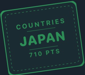 A Japan stamp